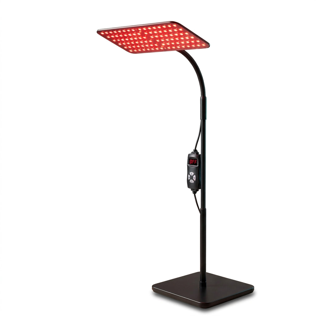 660Nm &850Nm near Infrared Light Device 25W LED Red Light Therapy Lamp with Stand Facial Skin Care for Relief Muscle Joint Pain — Studio Shot